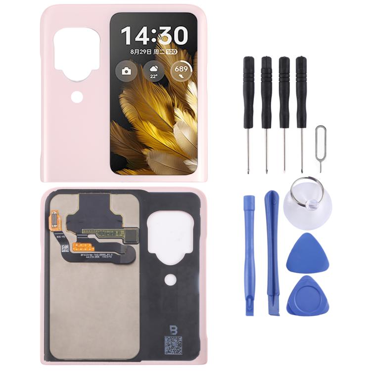 Schermo secondario LCD originale con digitalizzatore assemblaggio completo, For OPPO Find N3 Flip (Original LCD Secondary)