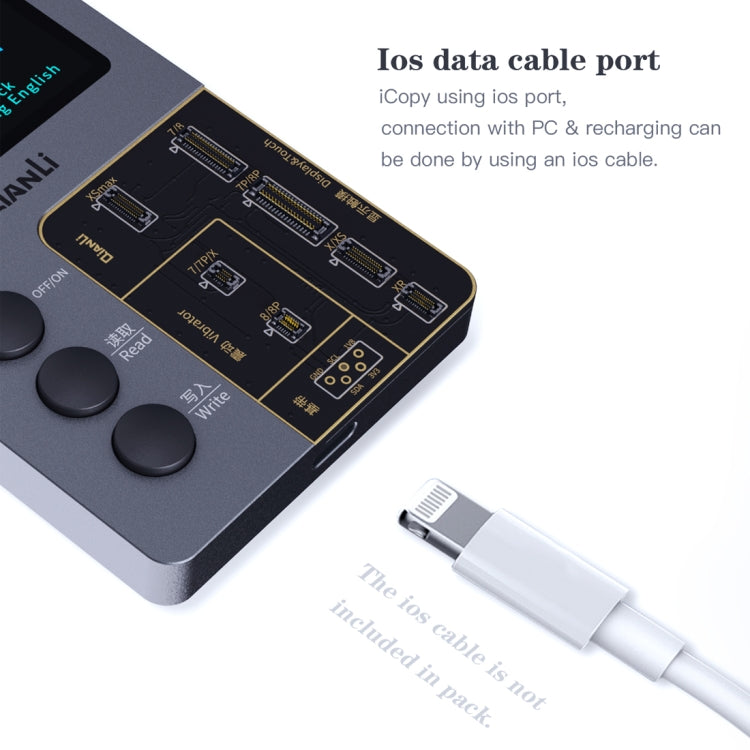 Programmatore di riparazione del colore originale dello schermo LCD Qianli iCopy Plus 3 in 1 per iPhone, 3 in 1 For iPhone 6-12 Series