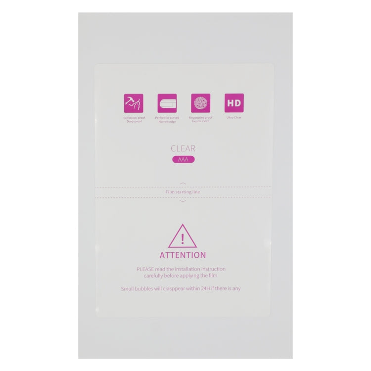 50 pezzi di pellicola morbida per tablet F0007 HD TPU per taglierina protettiva, F0007
