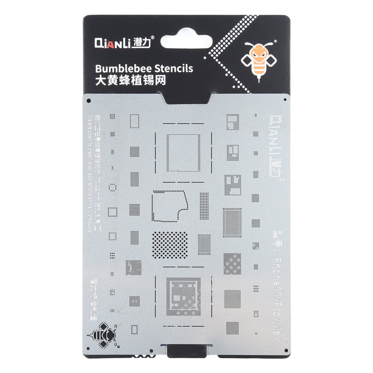 QIANLI QS06 Stencil di ricambio per calabrone per iPhone 11/11 Pro/Max, For iPhone 11/11 Pro