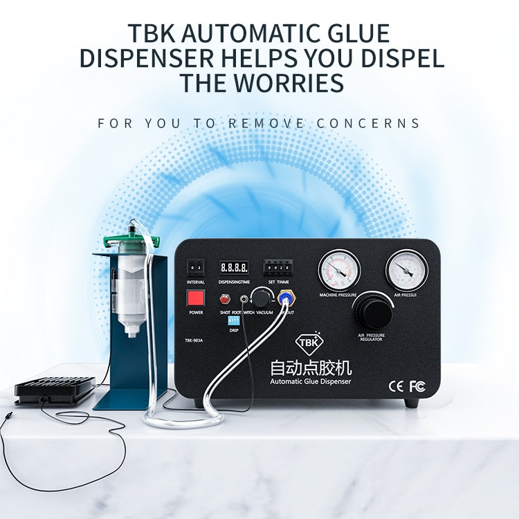 TBK-983A Distributore di colla con pompa incorporata Macchina riempitrice di colla completamente automatica, spina americana, TBK-983A (EU Plug), TBK-983A (US Plug)