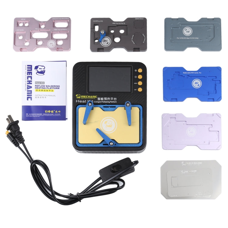 Piattaforma riscaldante per saldatura a riflusso meccanica, spina americana, Reflow (US Plug), Reflow (EU Plug)