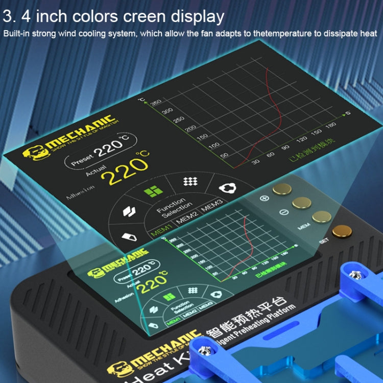 Piattaforma riscaldante per saldatura a riflusso meccanica, spina americana, Reflow (US Plug), Reflow (EU Plug)