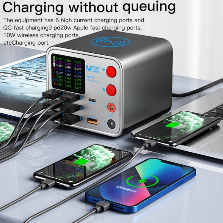Caricatore PD USB wireless multiporta MaAnt Dianba NO.1, presa americana, Dianba NO.1, US Plug, Dianba NO.1, EU Plug