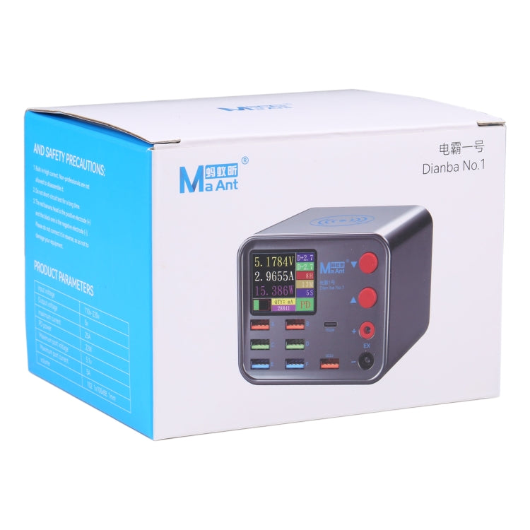 Caricatore PD USB wireless multiporta MaAnt Dianba NO.1, presa americana, Dianba NO.1, US Plug, Dianba NO.1, EU Plug