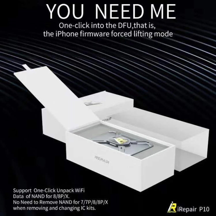iRepair BOX P10 iD Box Programmatore NAND Nessun disco rigido richiesto per lo smontaggio, iRepair BOX P10