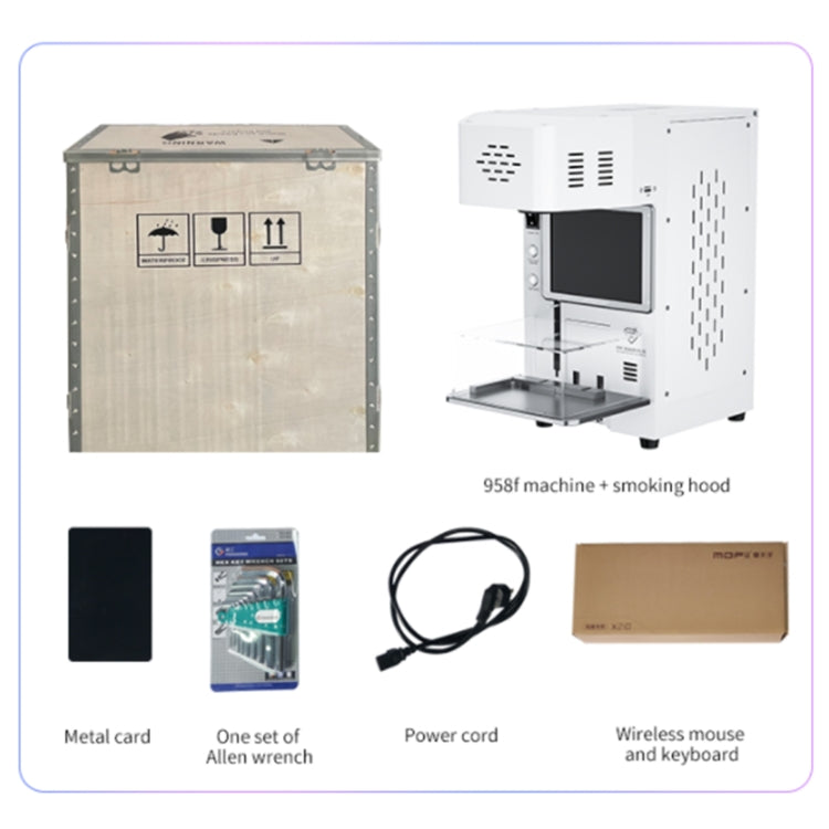 Separatore laser separato automatico TBK 958F 20W 1064nm, spina americana, TBK 958F(US Plug), TBK 958F(UK Plug), TBK 958F(AU Plug), TBK 958F(EU Plug)