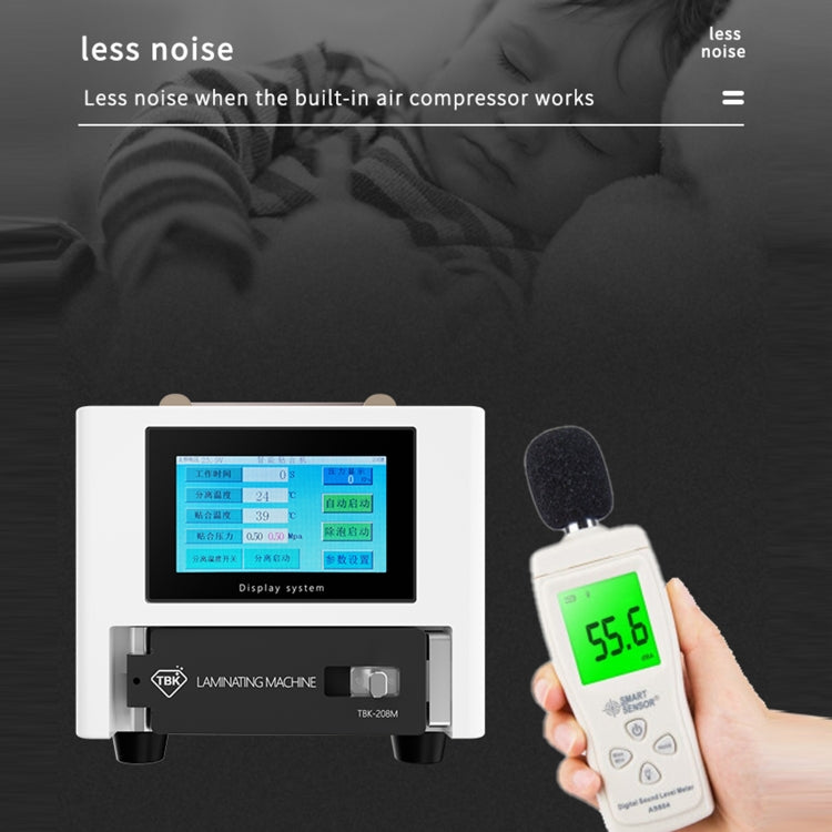 TBK 208M 3 in 1 Mini laminatrice sottovuoto con schermo LCD, presa UK, TBK 208M (US Plug), TBK 208M (EU Plug)
