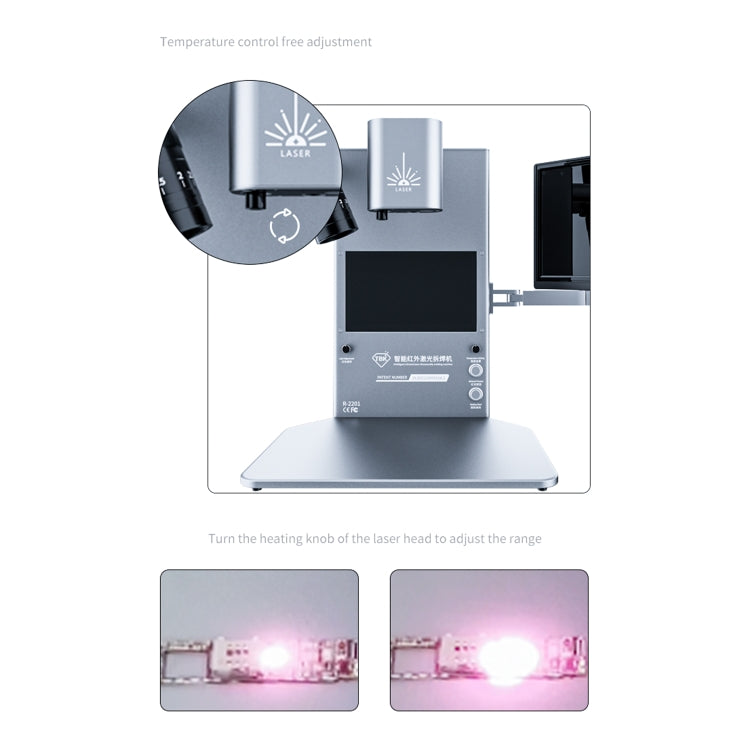 TBK R2201 Analizzatore termico intelligente a infrarossi con microscopio, spina UK, TBK R2201(UK Plug), TBK R2201(US Plug), TBK R2201(EU Plug), TBK R2201(AU Plug)