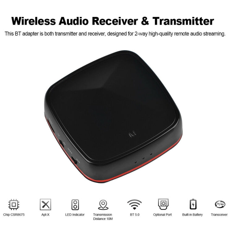 Adattatore wireless per ricevitore trasmettitore Bluetooth Aptx Toslink/SPDIF