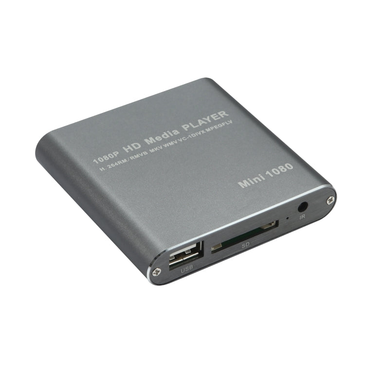 Lettore HDD USB MINI 1080P Full HD Media Lettore di schede SD/MMC, US, EU, UK