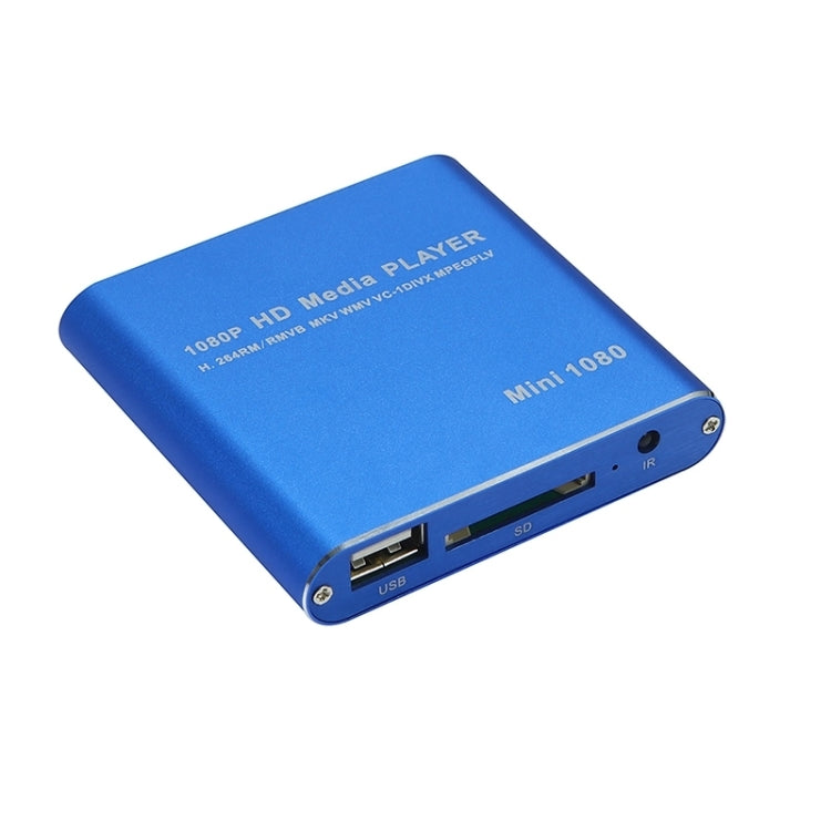 Lettore HDD USB MINI 1080P Full HD Media Lettore di schede SD/MMC, US, EU, UK