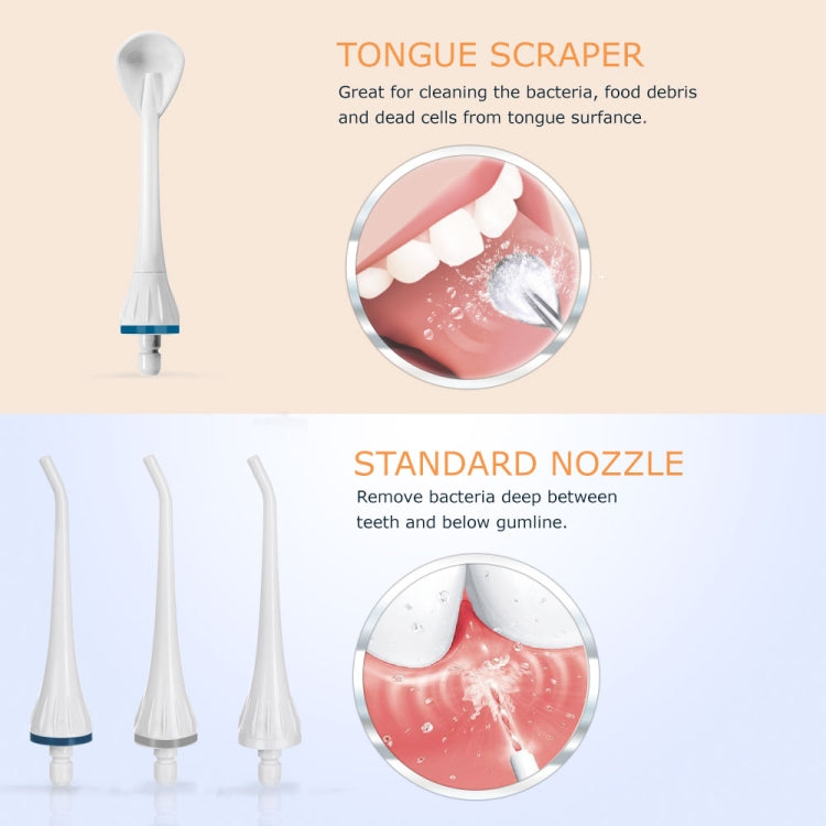 Mornwell D52 Idropulsore ricaricabile tramite USB Irrigatore orale impermeabile IPX7, D52