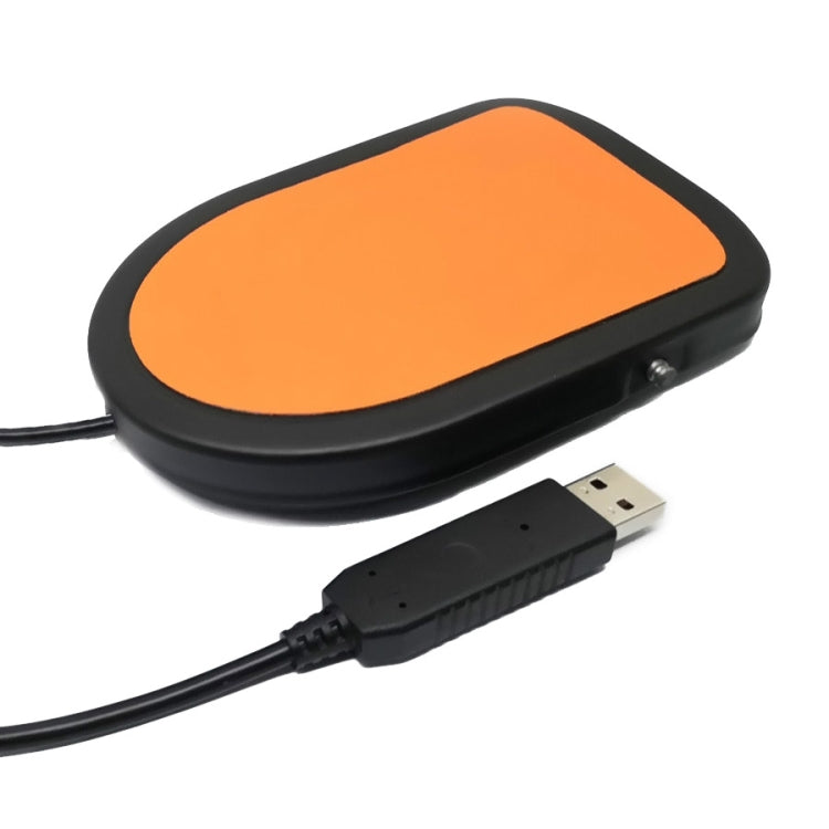 PC con tastiera e mouse con controllo a pedale con interruttore a pedale singolo USB in metallo, 1 Foot Switch (Metal)