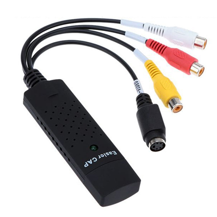 Connettore portatile USB 2.0 video + audio RCA femmina-femmina per TV/DVD/VHS Supporto Vista 64/win 7/win 8/win 10/Mac OS