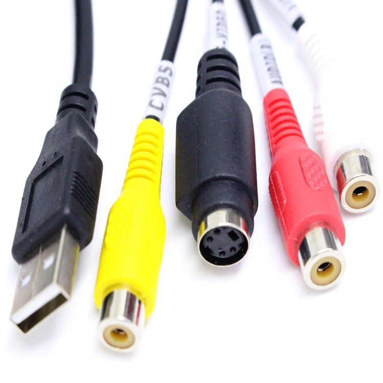 Cavo da USB a RCA 60+ Supporta Vista 64 / Win 7 / Win 8 / Win 10 / Mac OS