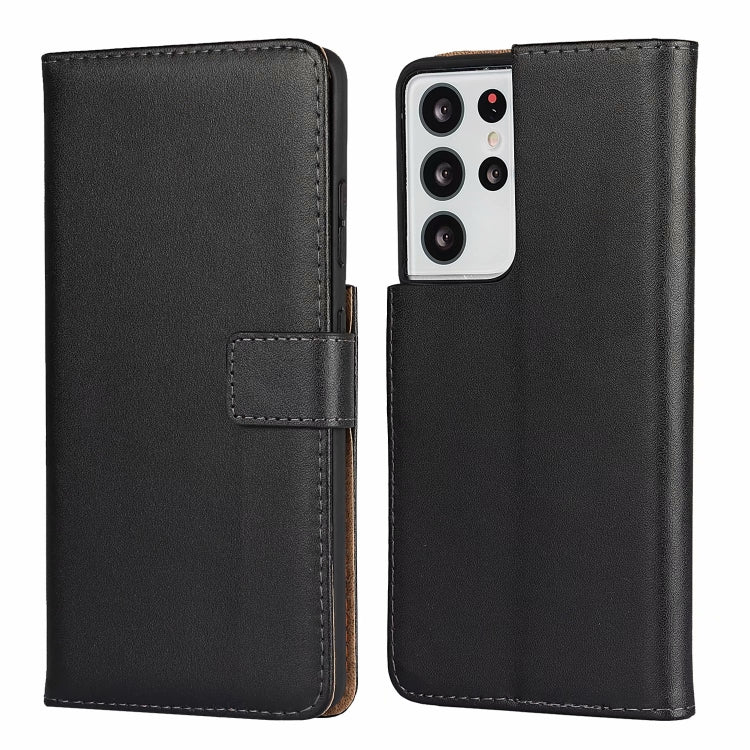 Custodia a libro orizzontale in pelle di vacchetta tinta unita con chiusura magnetica, supporto, slot per carte e portafoglio, For Samsung Galaxy S21 Ultra 5G, For Samsung Galaxy S21 Plus 5G, For Samsung Galaxy S21 5G, For Samsung Galaxy A52 5G