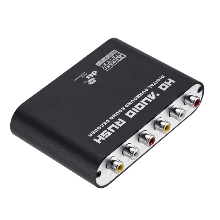 Decoder audio SPDIF da coassiale a RCA DTS AC3 Amplificatore digitale ottico 5.1CH Convertitore analogico e amplificatore Audio HD