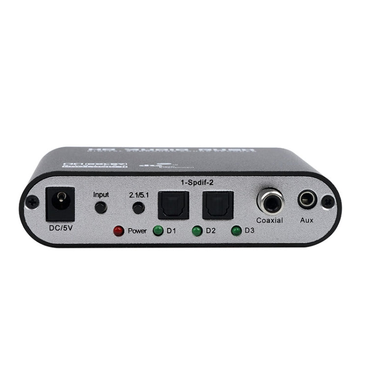 Decoder audio SPDIF da coassiale a RCA DTS AC3 Amplificatore digitale ottico 5.1CH Convertitore analogico e amplificatore Audio HD