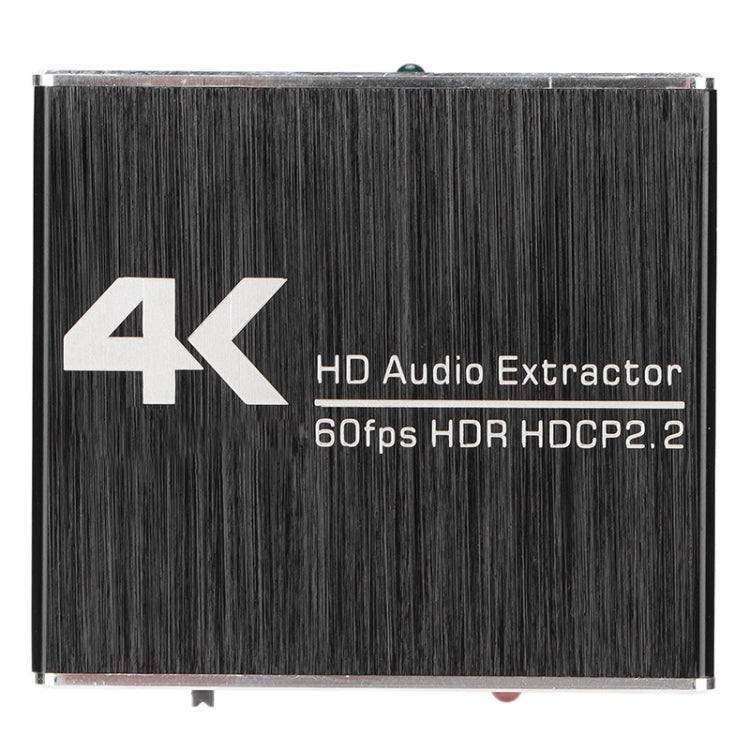 AY78V20 4K 60Hz HDMI 2.0 Splitter audio 5.1 ARC Estrattore audio HD-MI HDCP 2.2 HDR10 Convertitore audio 4K HD-MI ottico TOSLINK SPDIF
