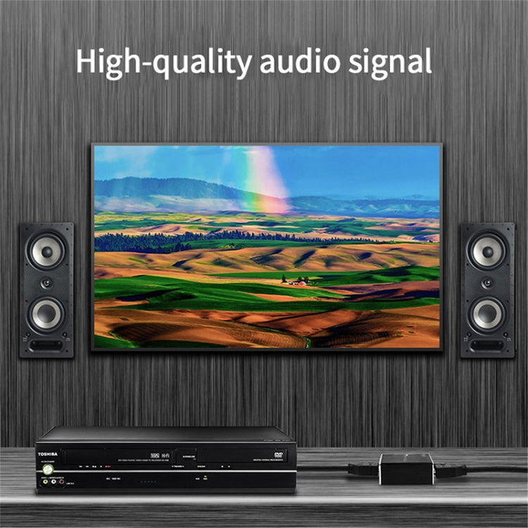 AY78V20 4K 60Hz HDMI 2.0 Splitter audio 5.1 ARC Estrattore audio HD-MI HDCP 2.2 HDR10 Convertitore audio 4K HD-MI ottico TOSLINK SPDIF