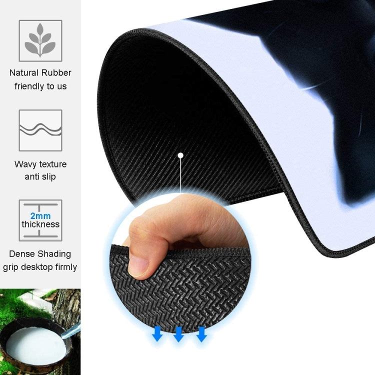 Tappetino per mouse da gioco E-sport antiscivolo Cartoon Cat