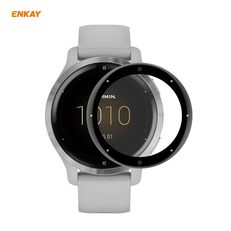 ENKAY Hat-Prince 3D Full Screen Soft PC Edge + Pellicola proteggi schermo PMMA HD, For Garmin Venu 2S / Vivoactive 4S 40mm (1 PC), For Redmi Watch (1 PCS), For Huawei B6 (1 PCS), For Venu 2 / Vivoactive 4 45mm (1 PCS)