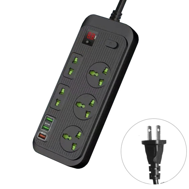 T17 3000W Presa Smart Timing ad alta potenza 24 ore su 24 QC3.0 Presa USB a ricarica rapida, lunghezza cavo: 2 m, spina USA