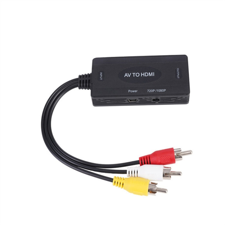 Convertitore AV a HDMI 3 Adattatore RCA CVBS, supporta PAL NTSC 1080P, AV to HDMI