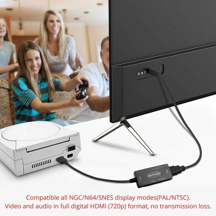 Adattatore cavo video convertitore analogico digitale 1080P N64 a HDMI, 1080P Adapter