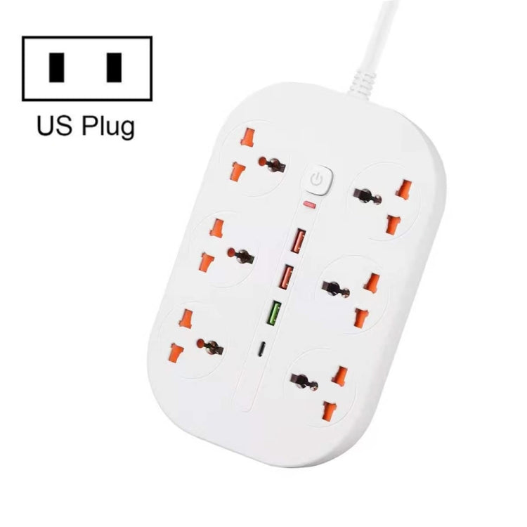 T21 PD3.0 + QC3.0 Spina a più fori 3000W Presa ad alta potenza, spina USA