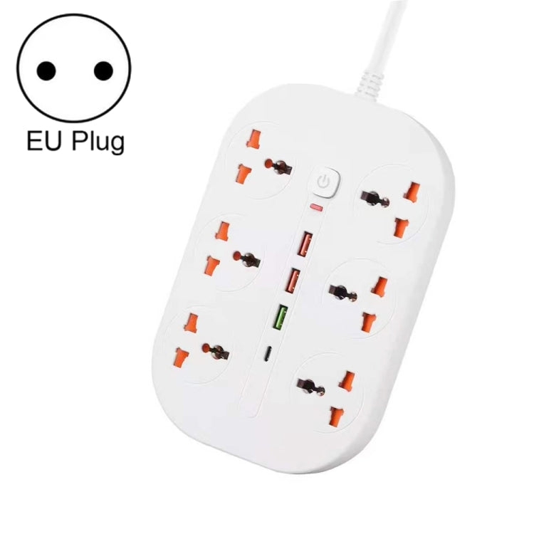 T21 PD3.0 + QC3.0 Spina a più fori 3000W Presa ad alta potenza, Spina UE