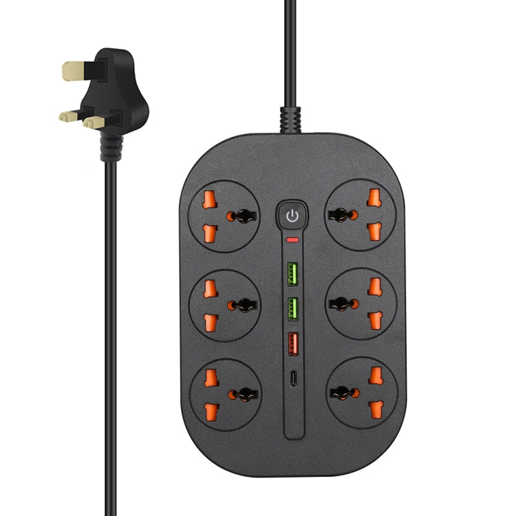 T21 PD3.0 + QC3.0 Spina a più fori 3000 W Presa ad alta potenza, spina UK