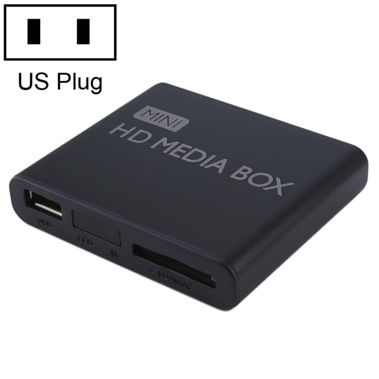 X9 Mini HD HDD Lettore multimediale 4K Video Loop Lettore multimediale esterno USB Lettore AD, US Plug, EU Plug