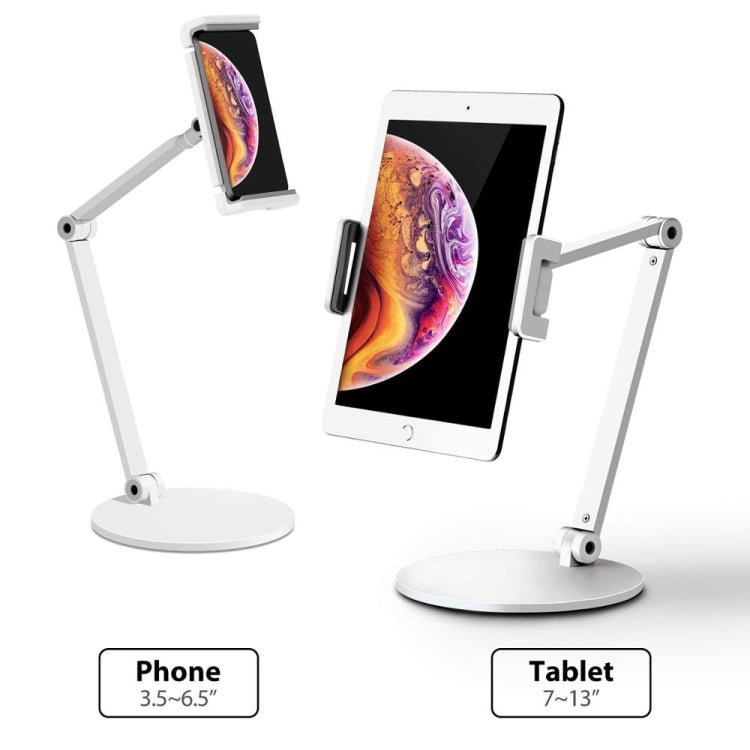 Supporto da tavolo AP-7L per smartphone e tablet, supporto a braccio lungo per iPad/Samsung