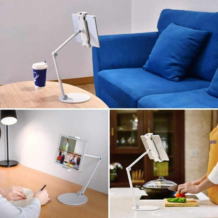 Supporto da tavolo AP-7L per smartphone e tablet, supporto a braccio lungo per iPad/Samsung