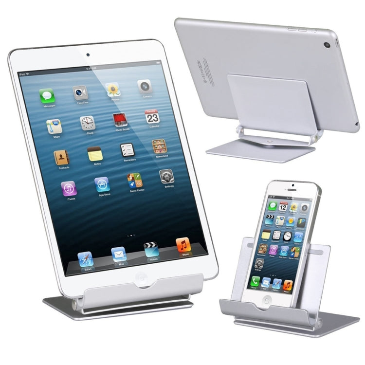 Supporto universale per telefono cellulare per tablet in metallo, supporto girevole a 360 gradi, accessorio da tavolo pieghevole