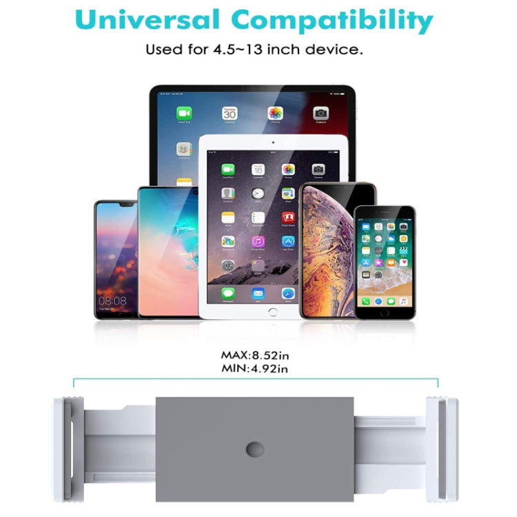 Supporto in lega di alluminio regolabile in altezza AP-4H per telefoni cellulari e tablet da 4,5-13 pollici