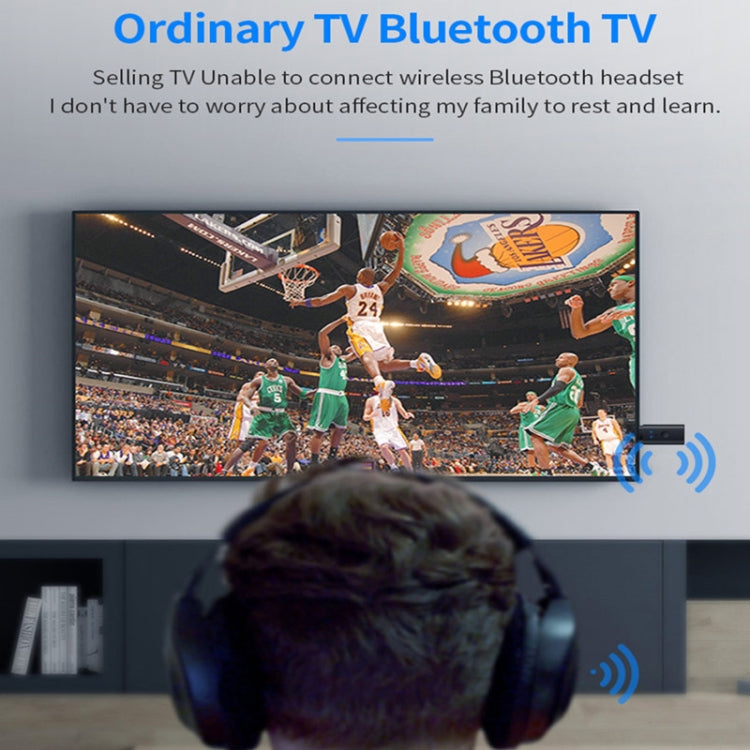 Trasmettitore Bluetooth 5.2 TX35 One Drag Two Doppia uscita USB / AUX