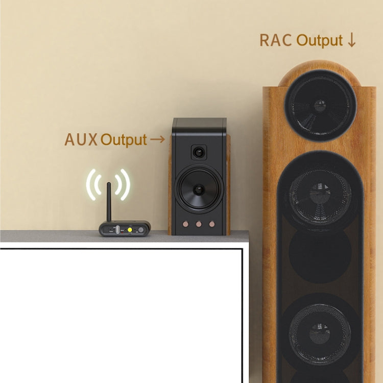 Adattatore Bluetooth 5.0 BT08 Ricevitore audio wireless con amplificatore di potenza in uscita RCA