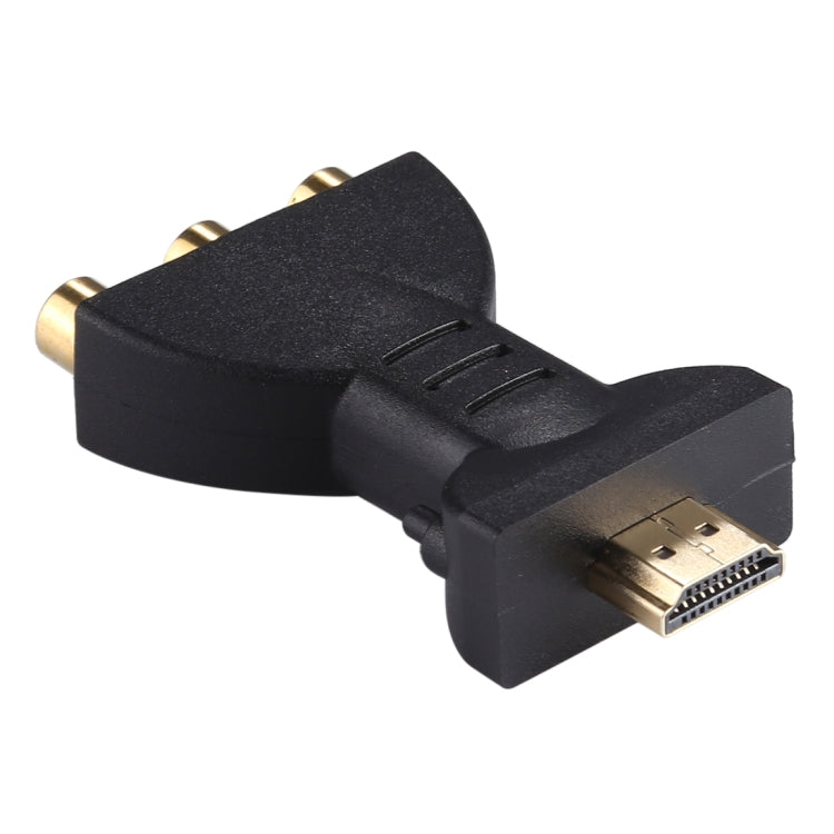 Adattatore audio video HDMI maschio a 3 RGB RCA placcato oro Convertitore componente AV per proiettore DVD, HDMI