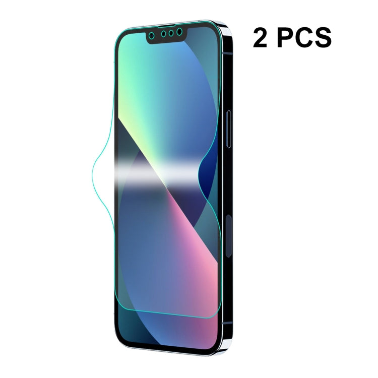 2 PZ ENKAY Pellicola idrogel antideflagrante a colla completa per iPhone 13 mini, For iPhone 13 mini(2 PCS)