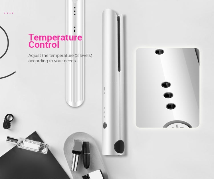 K-SKIN Piastra per capelli ricaricabile portatile Bigodino Strumento per lo styling in ferro ceramico Temperatura regolabile senza fili Calore veloce
