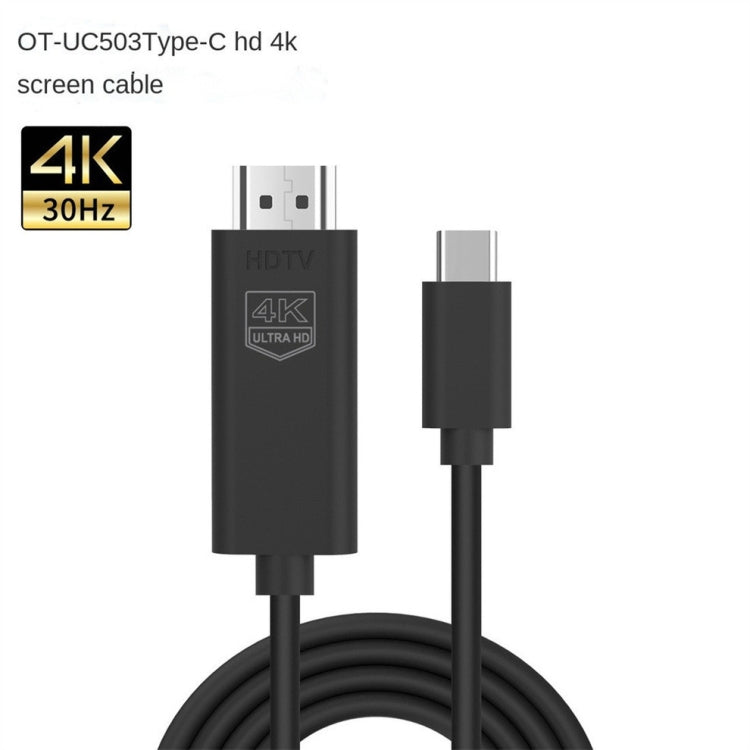 OT-UC503 Cavo schermo 4 USB tipo C maschio a HDMI maschio