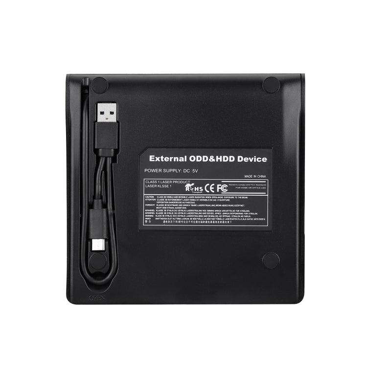 Masterizzatore per unità ottica sottile USB 3.0 tipo C. Masterizzatore DVD ROM RW esterno per PC desktop portatile
