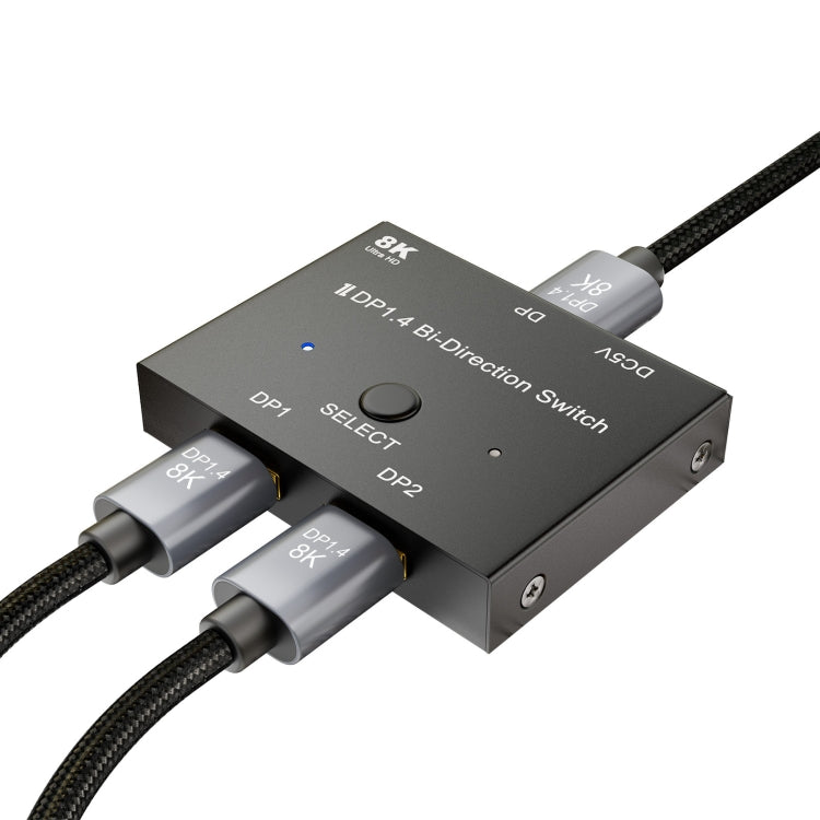 Interruttore bidirezionale 8K DP 1.4, Black