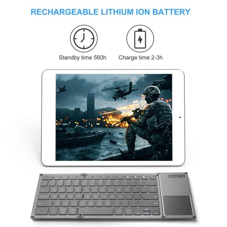 B066S Mini tastiera Bluetooth tripla wireless ultrasottile multifunzione, B066S