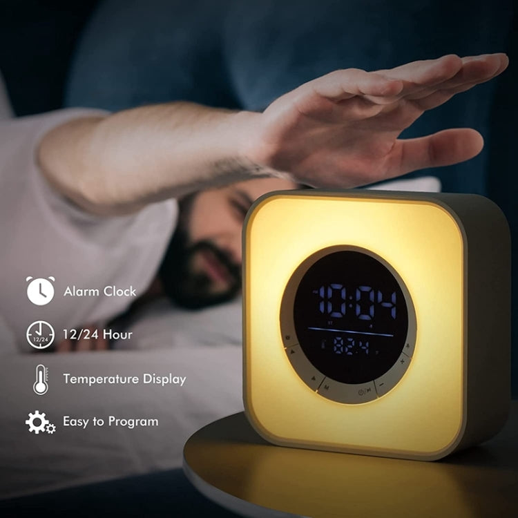 Altoparlante Bluetooth con luce d'atmosfera P10 LED e funzione termometro di allarme, P10