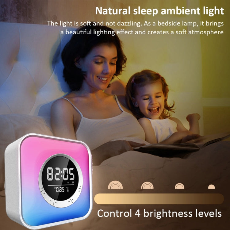 Altoparlante Bluetooth con luce d'atmosfera P10 LED e funzione termometro di allarme, P10