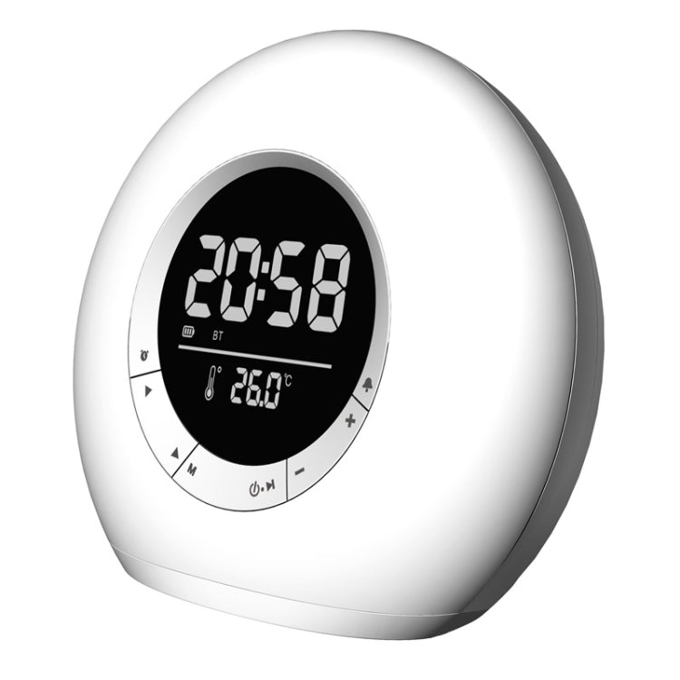 Altoparlante Bluetooth con luce d'atmosfera P11 LED con allarme e display della temperatura, P11